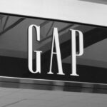 Black and white photo of the GAP logo