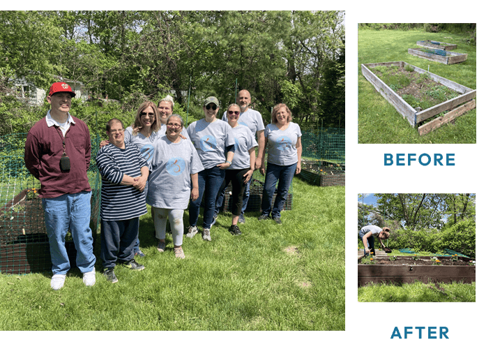 The Rose House Garden After we invested our time into making it grow